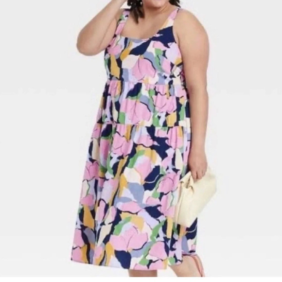 Ava & Viv | Multi Floral Dress | size X - Picture 1 of 6